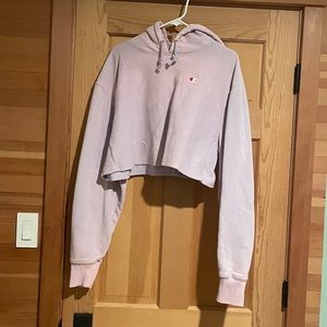 Cropped champion hoodie